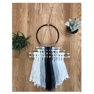 Unique Yarn/Wood Wall Hanging